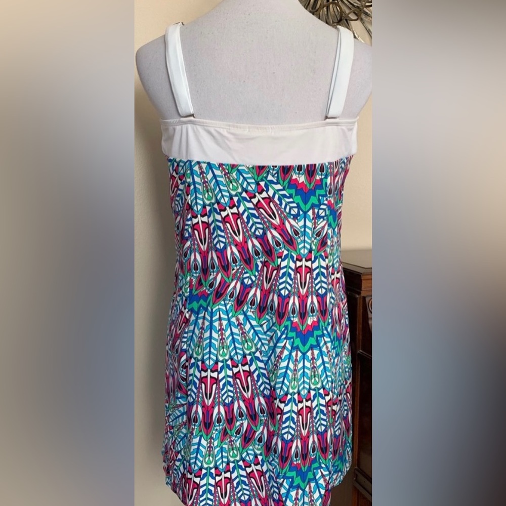 ROAMANS Size 16W One Piece Swim Dress Swimsuit